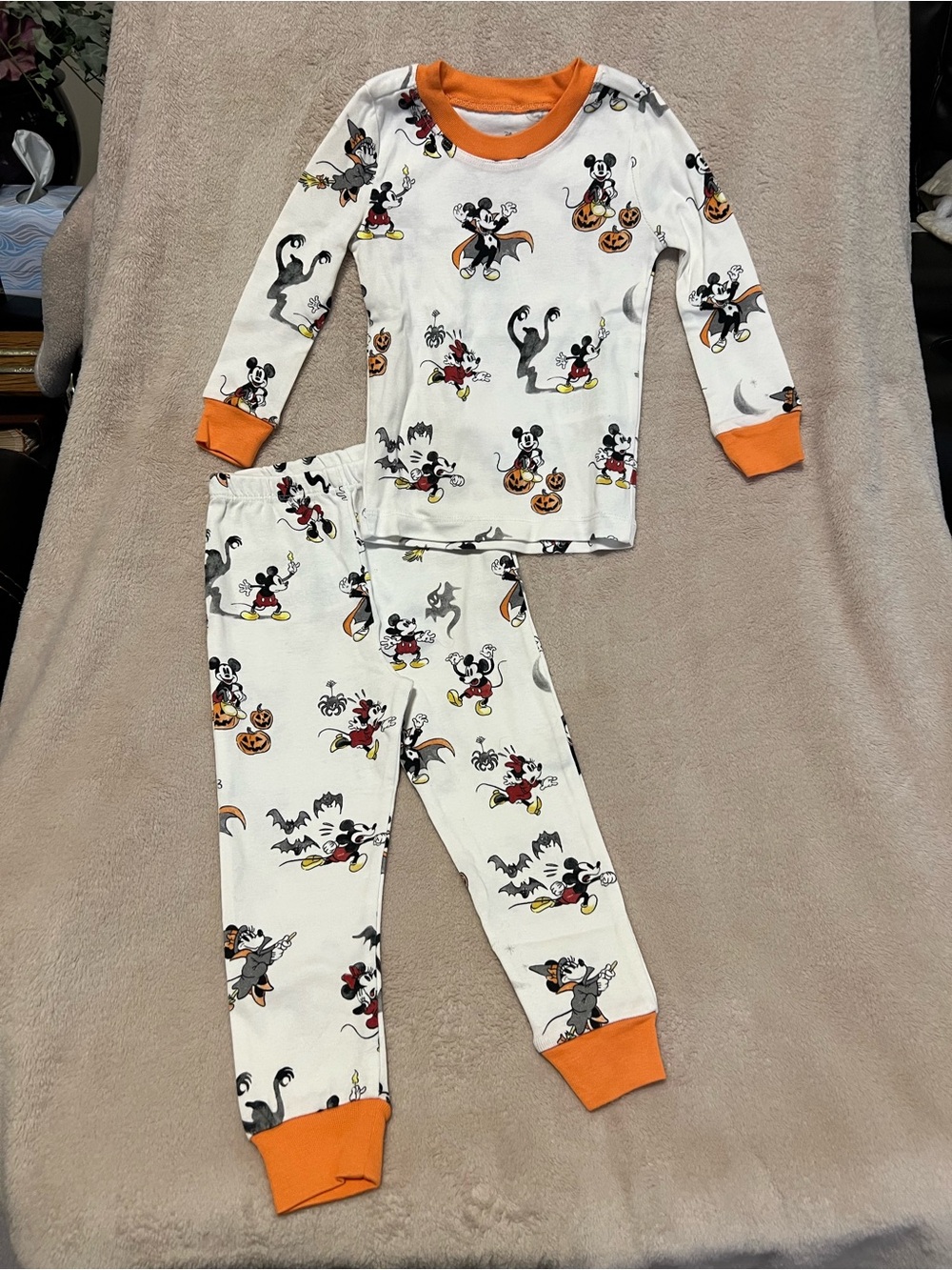Pottery Barn Kids Disney Mickey Mouse Halloween Pajamas - Size 2T